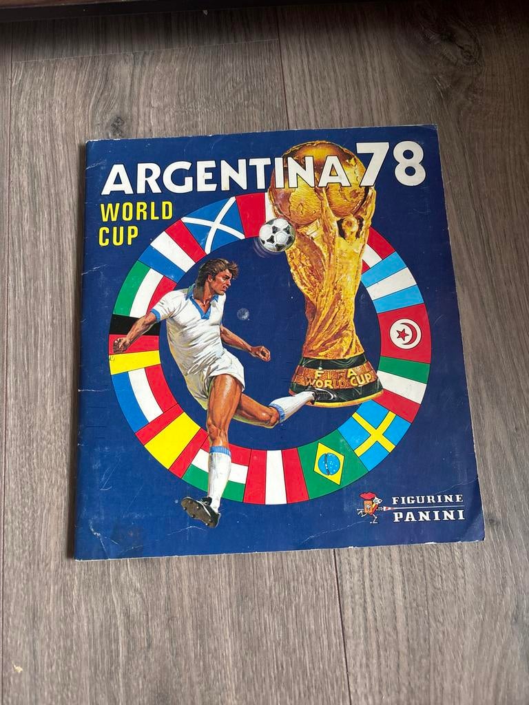 Panini Wereldkampioenschap Voetbal Argentinië 1978 Album, Ophalen of Verzenden, Gebruikt, Stickers en Plaatjes