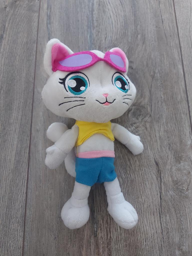 Cat knuffel met muziekje, Ophalen of Verzenden, Gebruikt, Kat