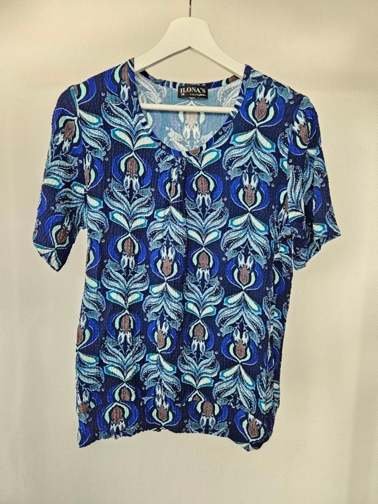 Ilona's Collection top/tuniek - nieuw zonder prijskaartje, Kleding | Dames, Maat 38/40 (M), Blauw, Nieuw, Ophalen of Verzenden