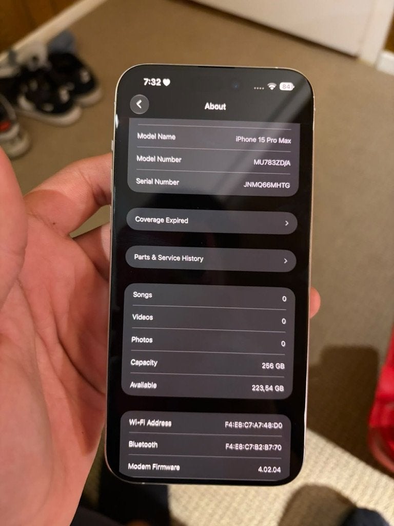 Foto 5 van iPhone 15 Pro Max 256GB White Titanium - 0 Cycles