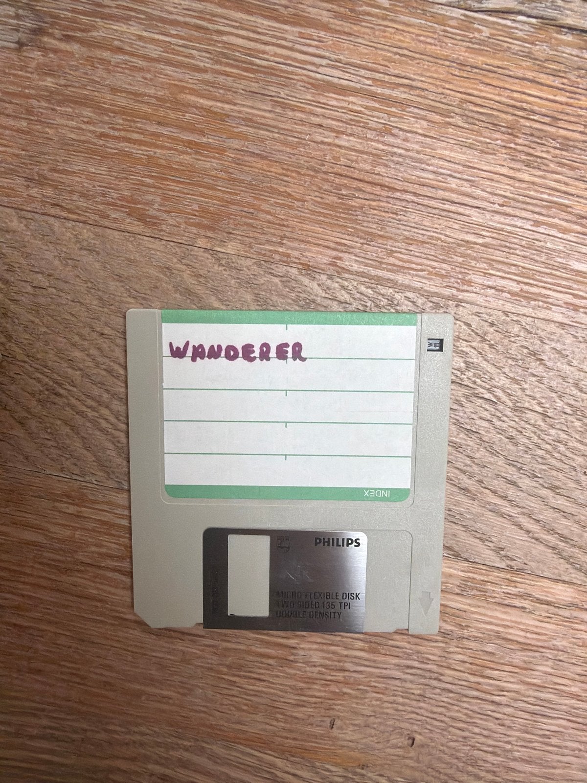 Philips Micro Flexible Disk met 'Wanderer' spel, Computers en Software, Ophalen of Verzenden