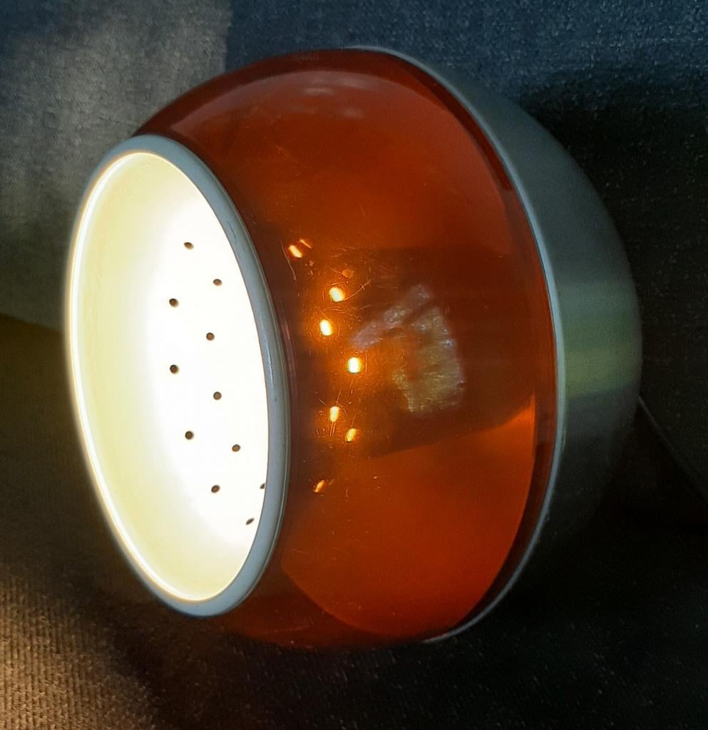 Vintage retro space age eyeball lamp, Ophalen of Verzenden, Gebruikt
