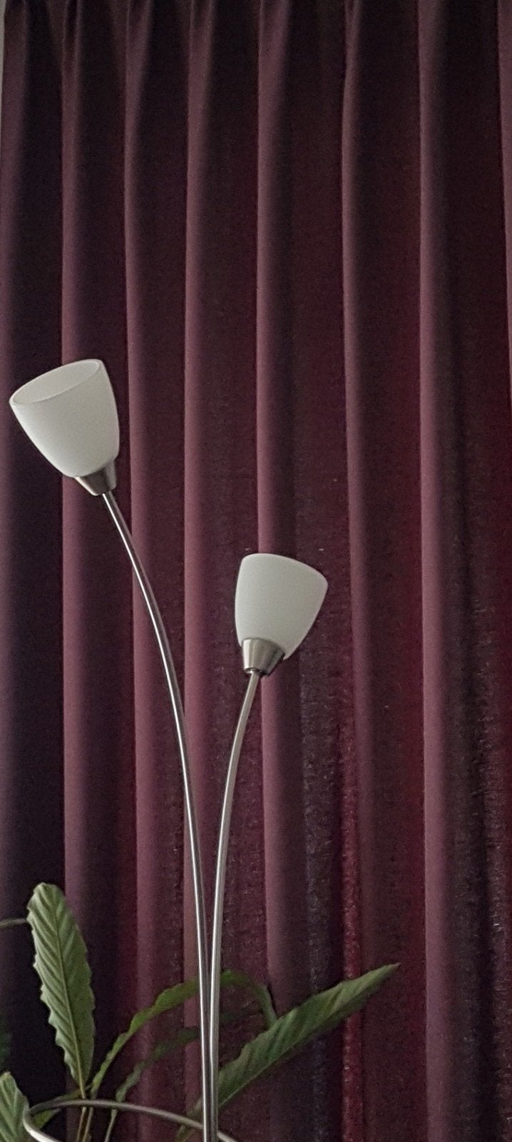 Witte glazen lampenkap voor staande lamp, Ophalen of Verzenden