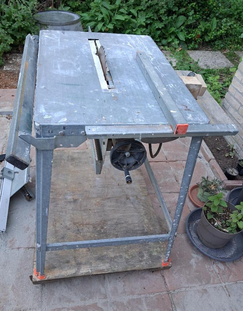 Scheppach bouwzaag zaagtafel Prima-TKU 220volt gebruikt, Ophalen, Gebruikt, Cirkelzaag, Scheppach