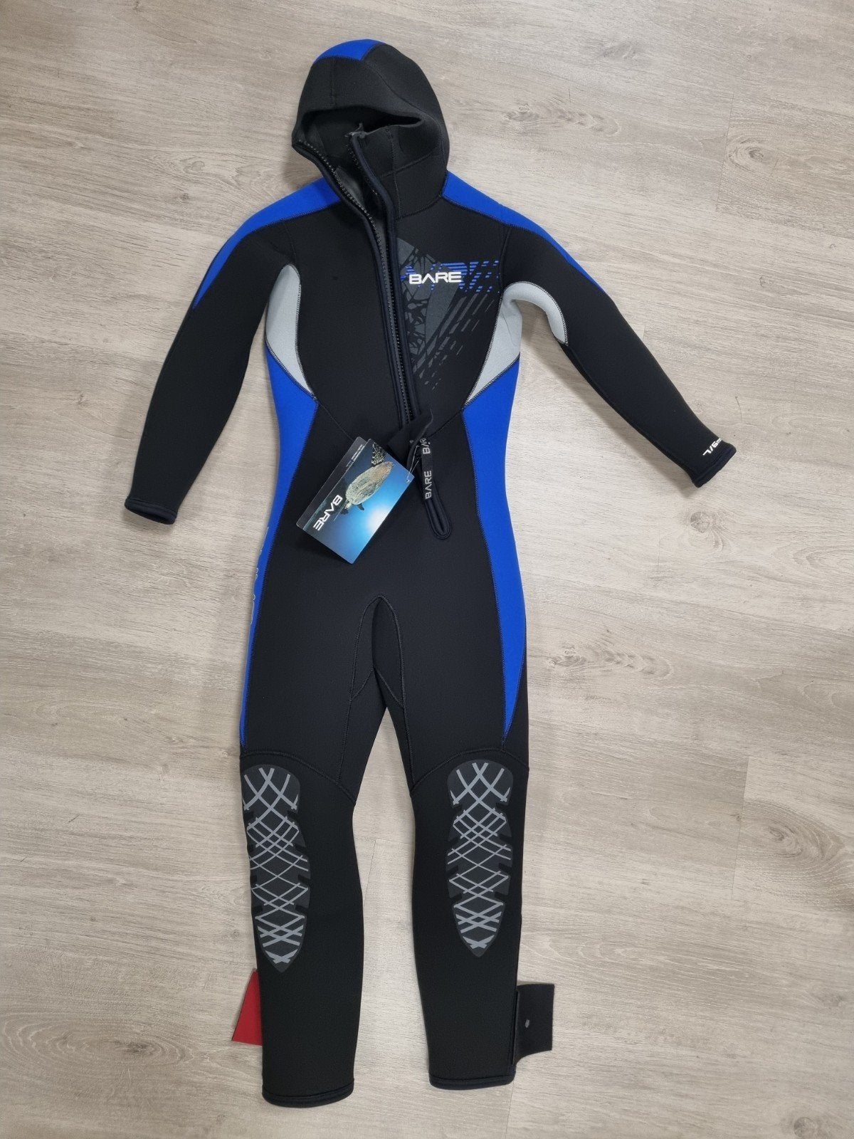 Bare Manta Hooded Full Wetsuit 7/6mm Kinderen - Nieuw, Ophalen of Verzenden, Nieuw, Duikpak