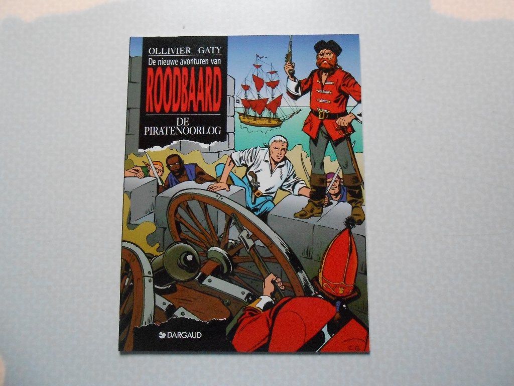 Roodbaard 30 De piratenoorlog 1997 1 ste druk., Eén stripboek, Nieuw, Ollivier / Gaty, Ophalen of Verzenden