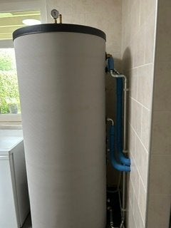 Verticaal OEG buffervat 500 liter met 2 wsp, Ophalen, 100 liter of meer, Boiler, Minder dan 3 jaar oud