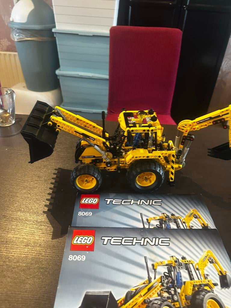 Lego Technic 8069 Kiepwagen - Compleet met Boekjes, Ophalen of Verzenden, Gebruikt, Complete set, Lego