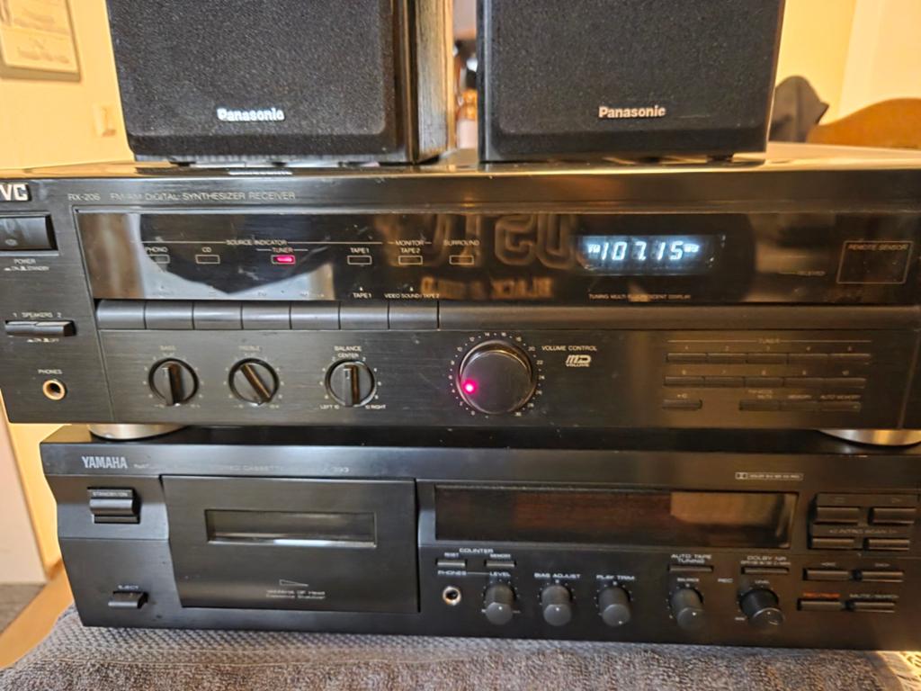 Jvc rx-206  versterker   en  tuner  werkt  !, Audio, Tv en Foto, Versterkers en Receivers, Ophalen of Verzenden, JVC