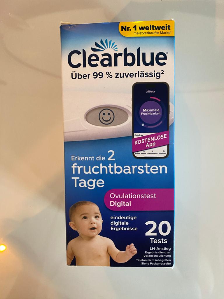 Clearblue Ovulatietesten Digital - 13 tests, 2 houders, Ophalen of Verzenden, Zo goed als nieuw