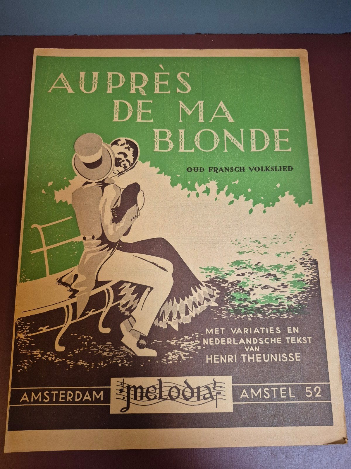 Aupres de ma Blonde - Oud Frans volkslied, Muziek en Instrumenten, Ophalen of Verzenden, Gebruikt, Artiest of Componist, Klassiek