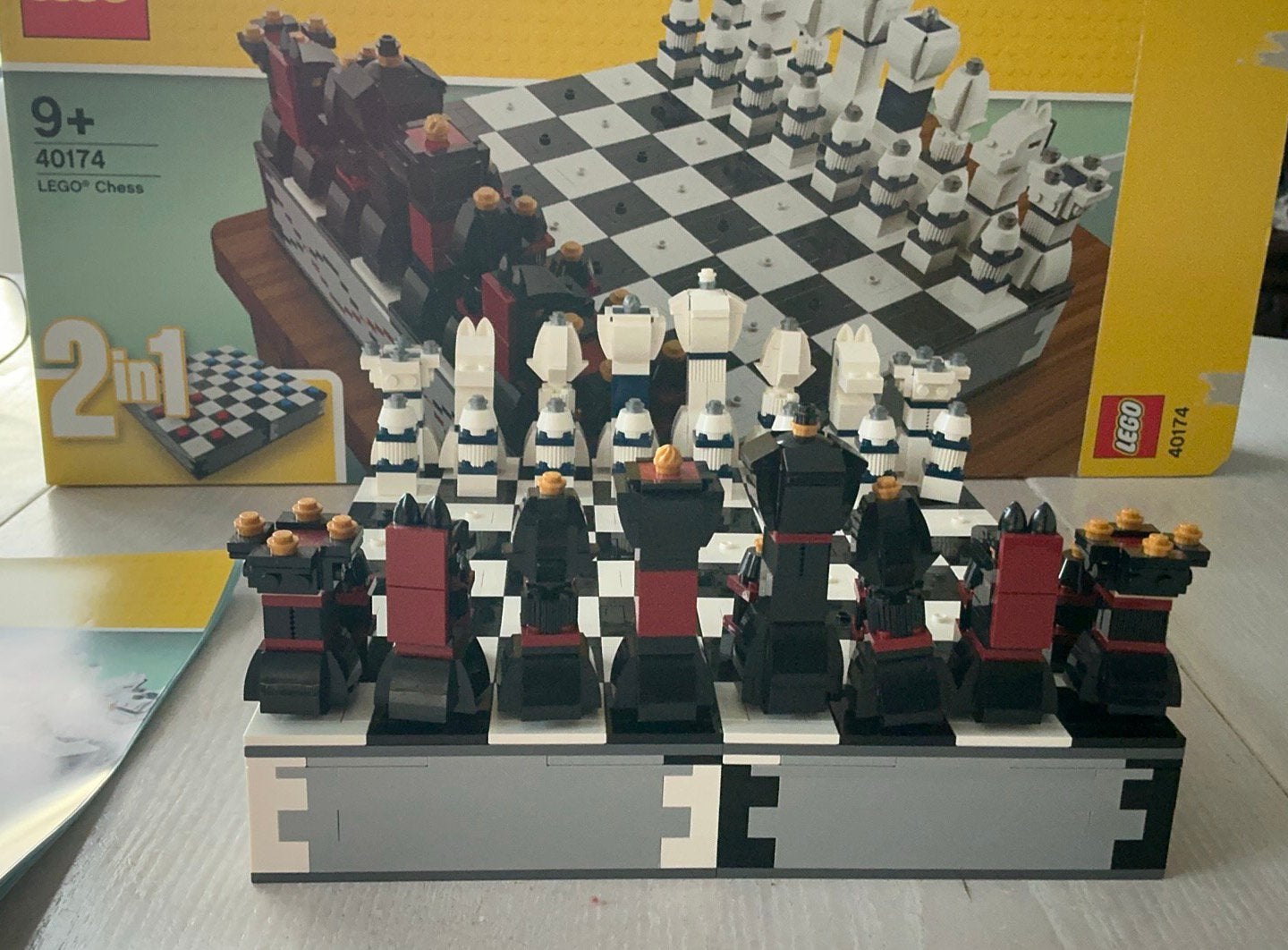 LEGO Iconic Chess Set - 40174 - Schaken - schaakbord., Ophalen of Verzenden, Zo goed als nieuw