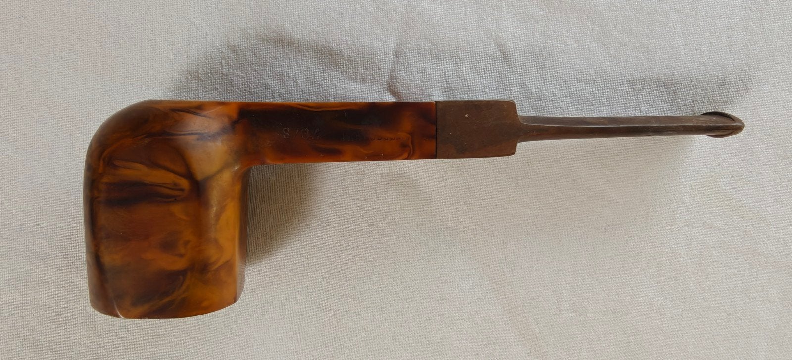 Vintage Hilson Calypso Pijp - Bruin/Oranje, Ophalen of Verzenden