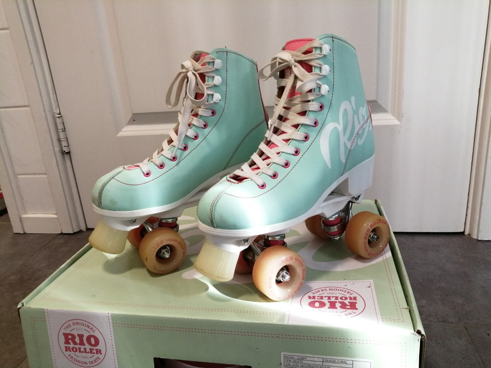 Rio rolschaatsen mt. 38 - zeer goede staat, Ophalen of Verzenden, Gebruikt, Dames