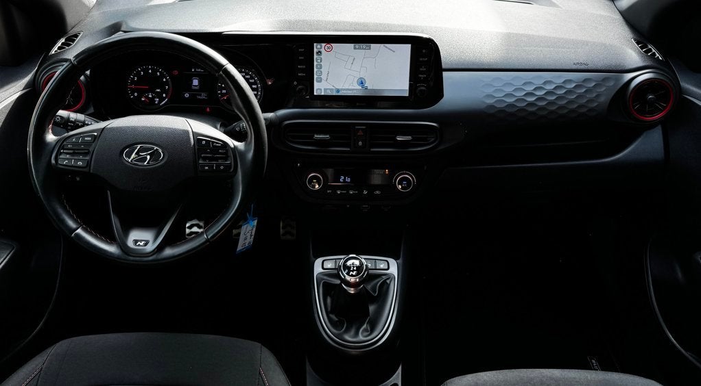 Hyundai I10 1.0 T-GDI N Line 5-zits*Camera*Carplay*Navi*Stoe, Auto's, Stof, Euro 6, Automatische klimaatregeling, 100 pk
