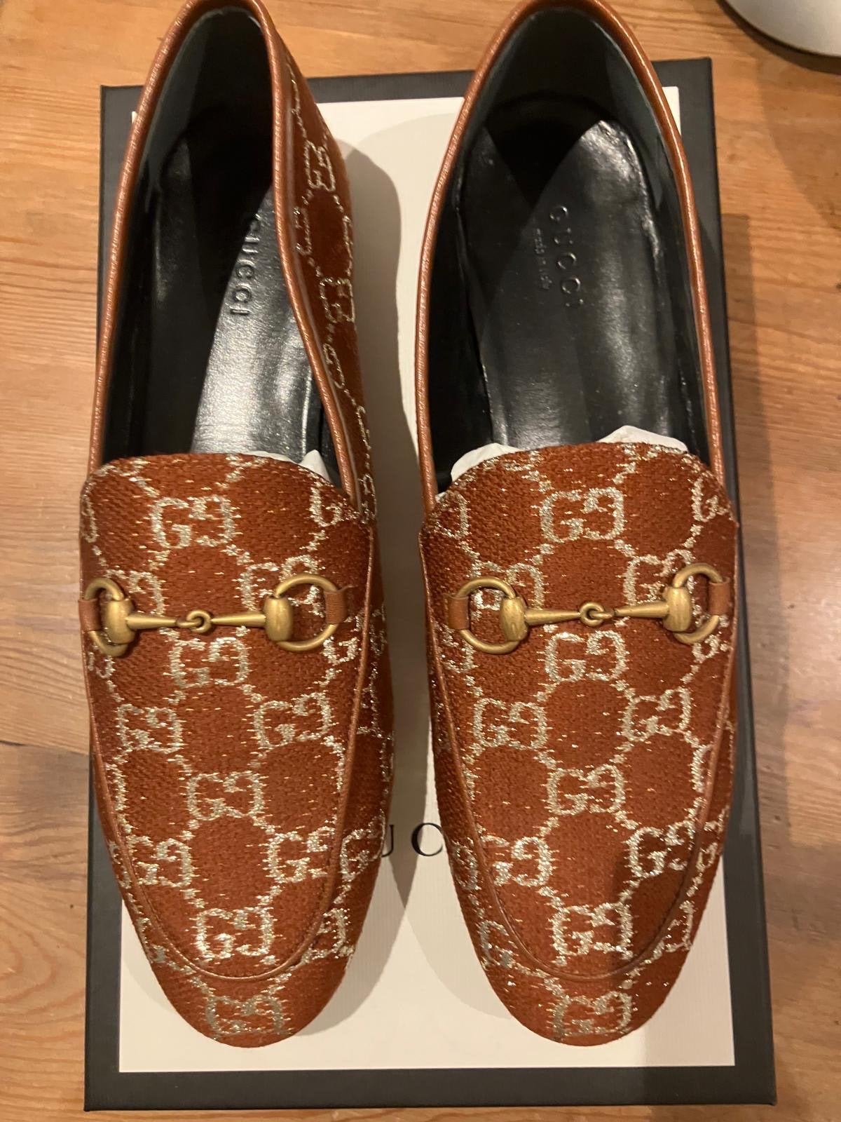 Gucci Princetown Loafers Zo goed als nieuw met Doos, Bruin, Instappers, Ophalen of Verzenden, Zo goed als nieuw