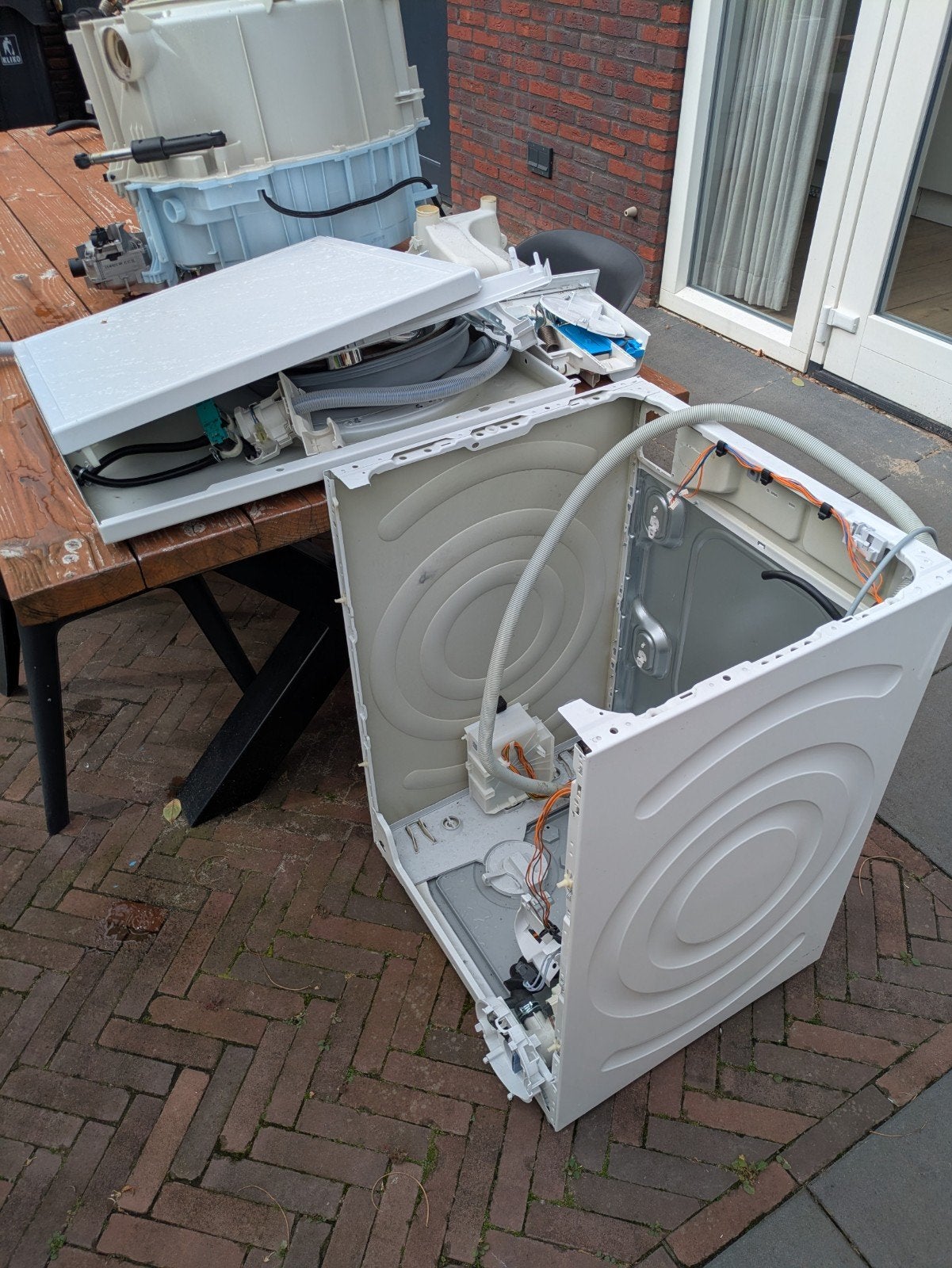 Oud ijzer en onderdelen wasmachine, Ophalen, Niet werkend