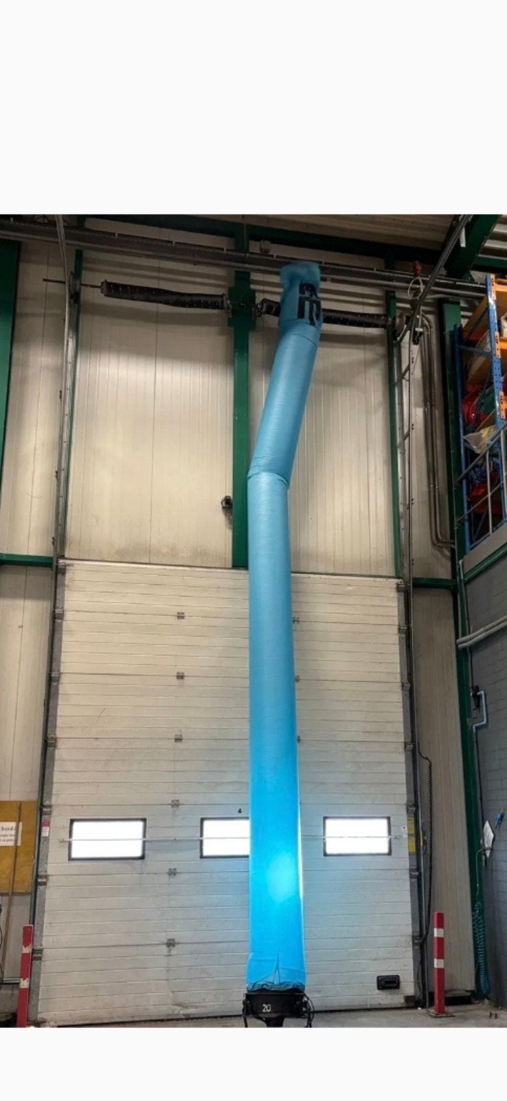 Skydancer Lichtblauw 8 Meter, Hobby en Vrije tijd, Feestartikelen, Ophalen of Verzenden, Versiering