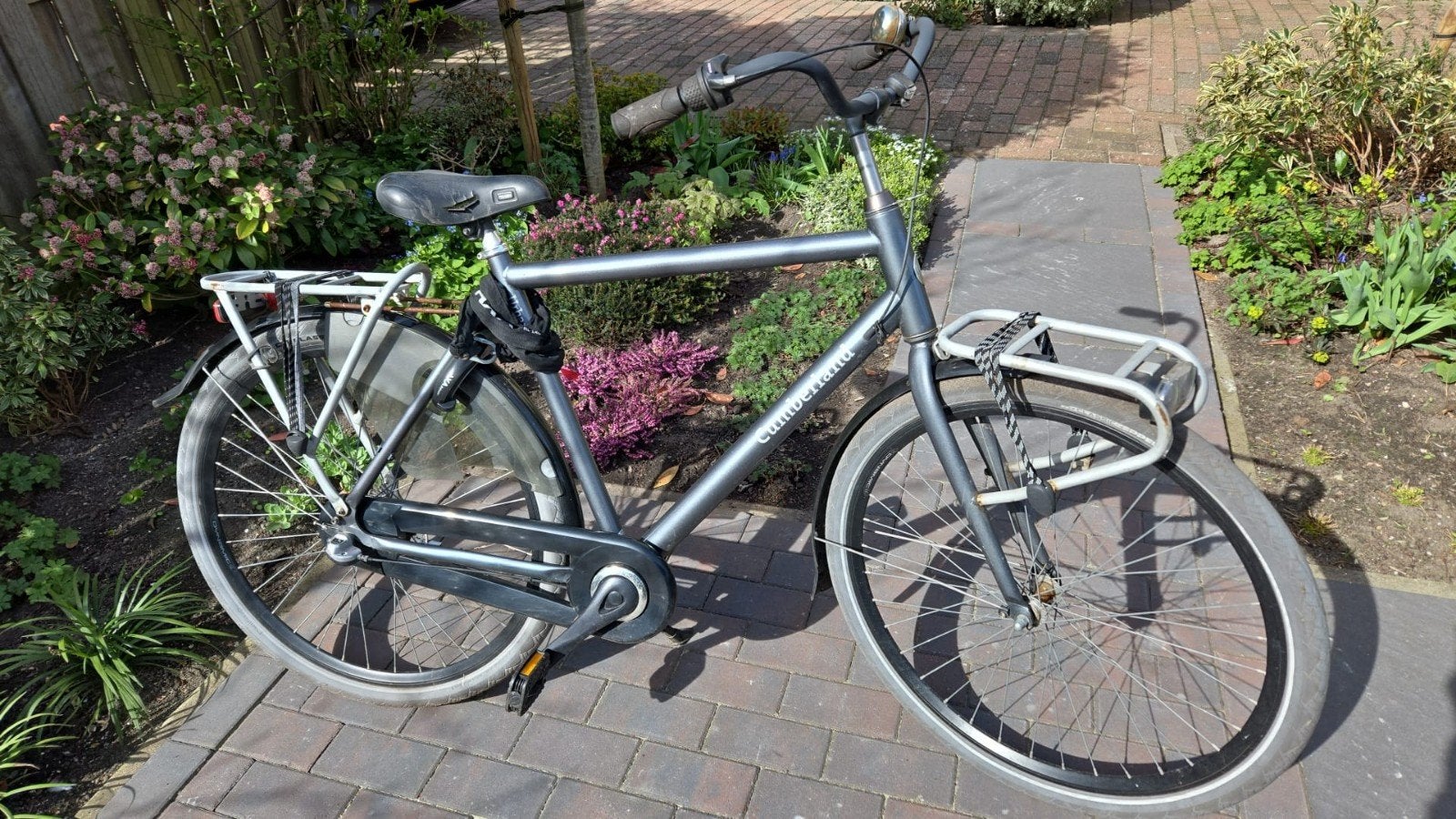 Cumberland fiets met slot en verlichting, Fietsen en Brommers, Ophalen, Gebruikt, Overige merken