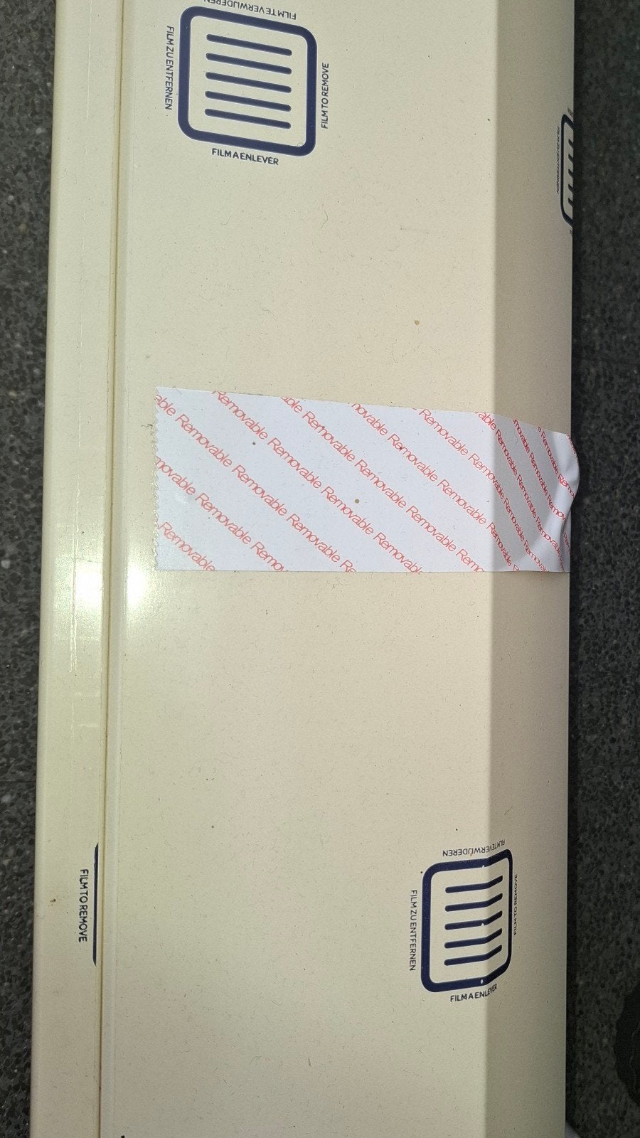 Nieuw elektrisch rolluik, crème wit. 3250x3250., Doe-het-zelf en Verbouw, Rolluiken, Ophalen, 200 cm of meer, Crème of Beige, Nieuw