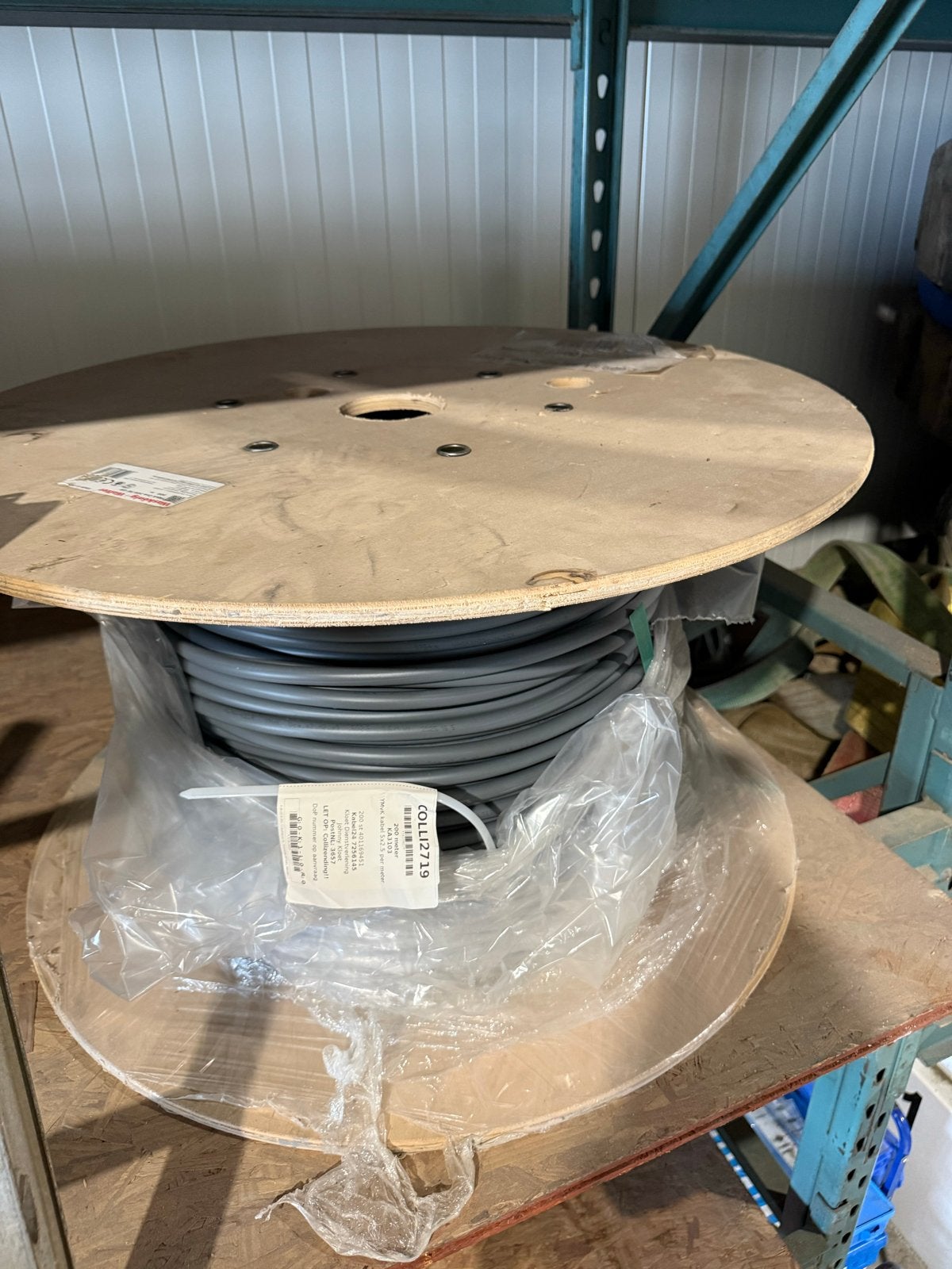 YMvK kabel 5x2.5 op haspel - 200 meter, Ophalen, Nieuw, Kabel of Snoer
