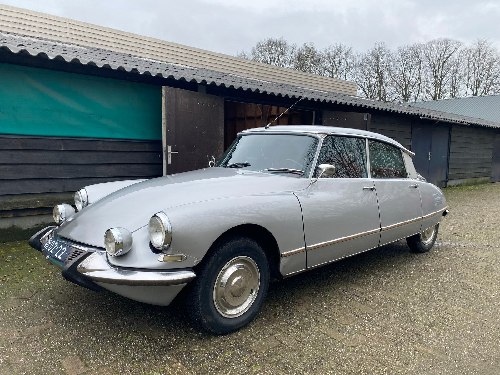 Citroën DS 21 pallas halfautomaat 1967 Grijs, Auto's, 26 km/l, Particulier, Zilver of Grijs, Geïmporteerd