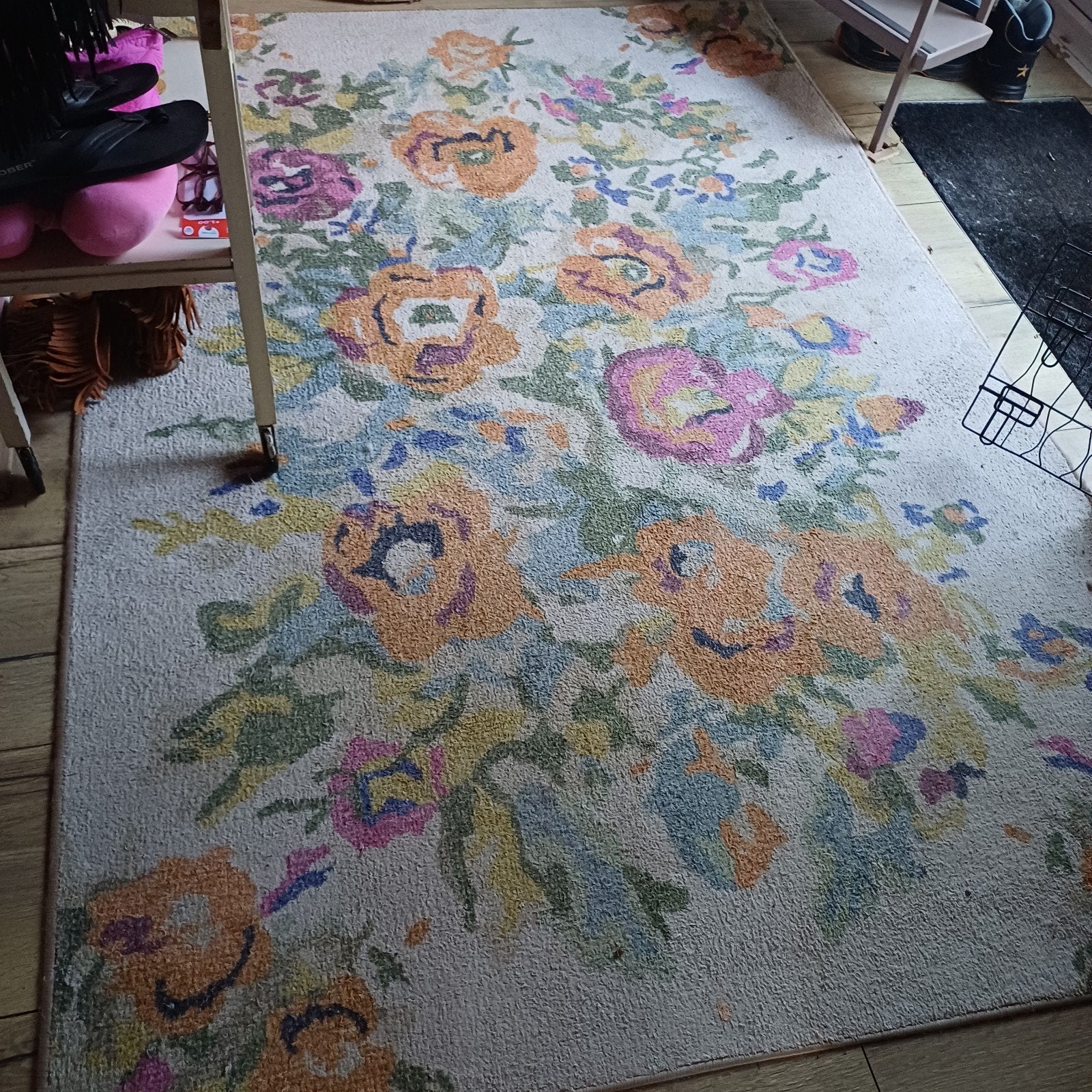 mooi groot floral bloemen kleed, Ophalen, 200 cm of meer, Zo goed als nieuw, 200 cm of meer