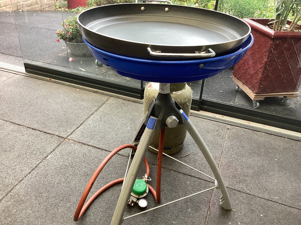 Skottelbraai, Ophalen, Zo goed als nieuw, Cadac skottel