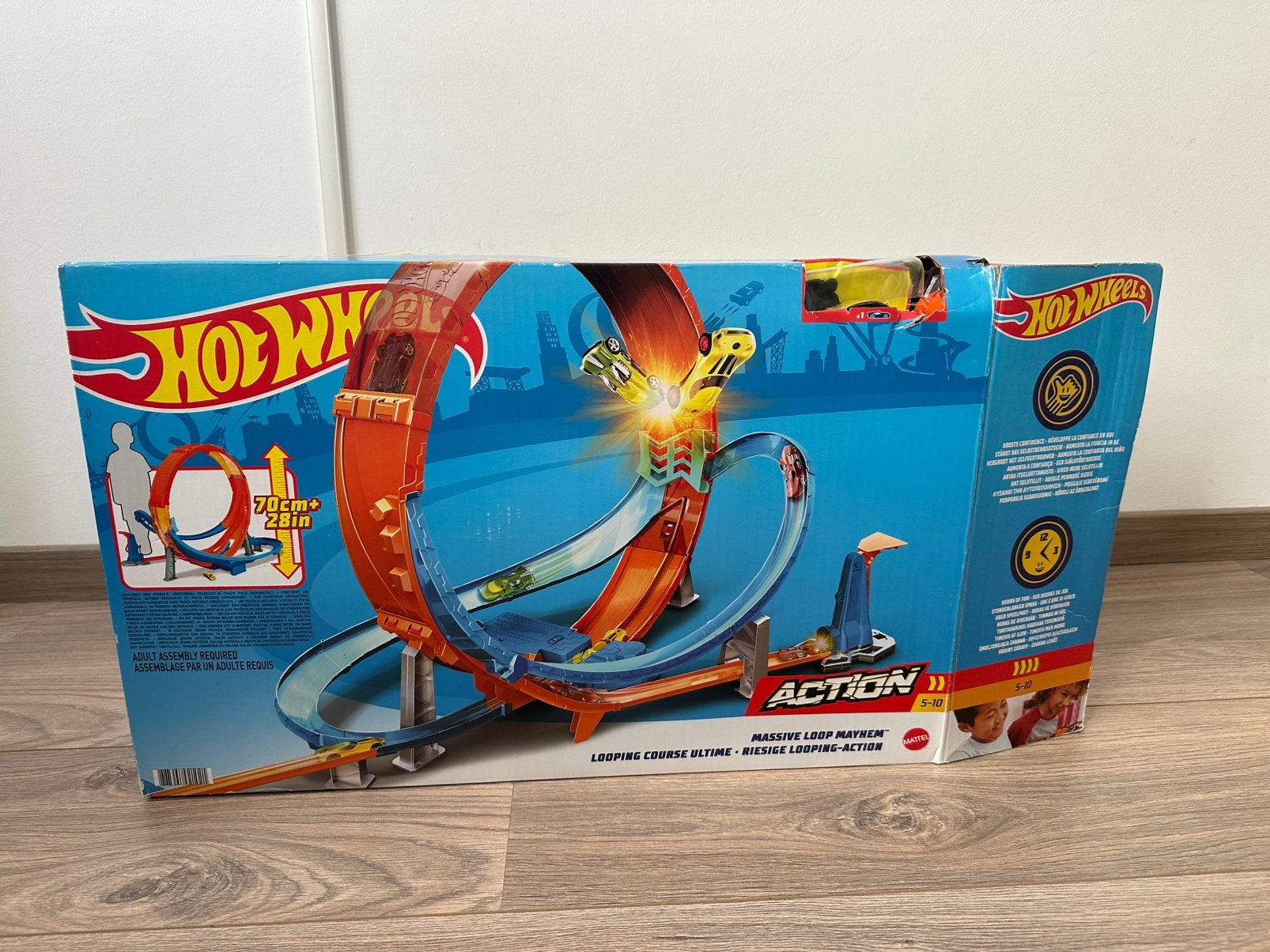 HotWeels looping, Ophalen, Hot Wheels, Racebaan, Gebruikt
