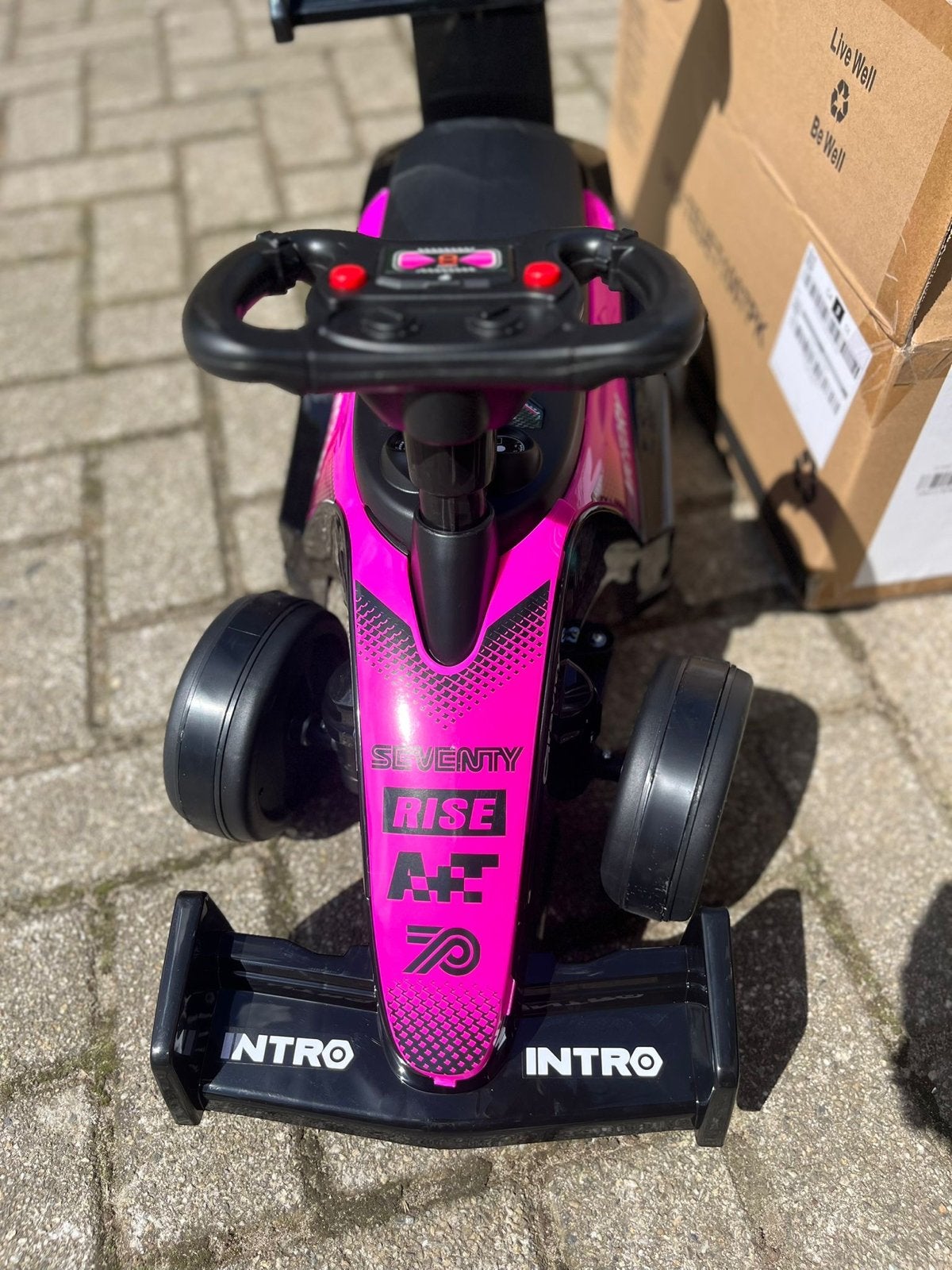 Nieuwe Roze Loopauto Formule 1 Raceauto voor Kinderen, Loopvoertuig, Onbekend, Nieuw, Ophalen of Verzenden