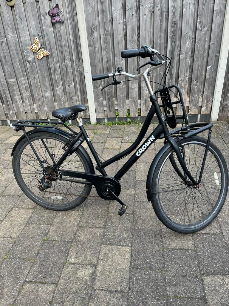 Dames 28 inches fiets met 7 versnellingen, Ophalen, Gebruikt, Velgrem, Versnellingen