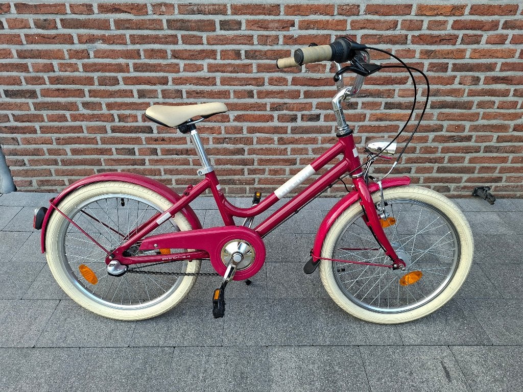 20 inch meisjesfiets, Ophalen, Terugtraprem, Versnellingen, Zo goed als nieuw