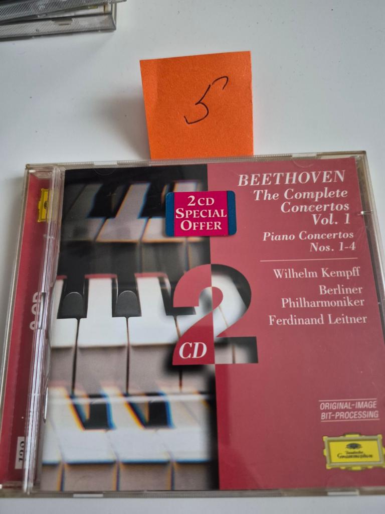 Beethoven: Complete Piano Concertos Vol. 1 - 2CD, Ophalen of Verzenden, Romantiek, Gebruikt, Orkest of Ballet