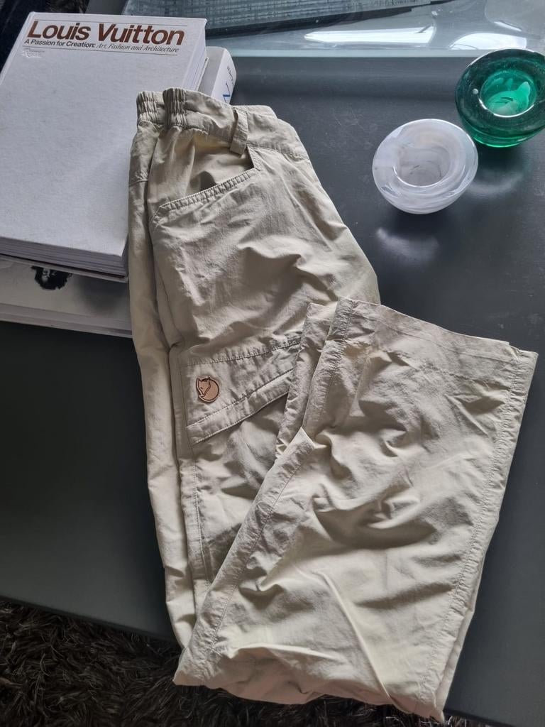Fjällräven trekking broek, maat 40, zandbeige, nieuwstaat., Maat 38/40 (M), Beige, Ophalen of Verzenden, Zo goed als nieuw