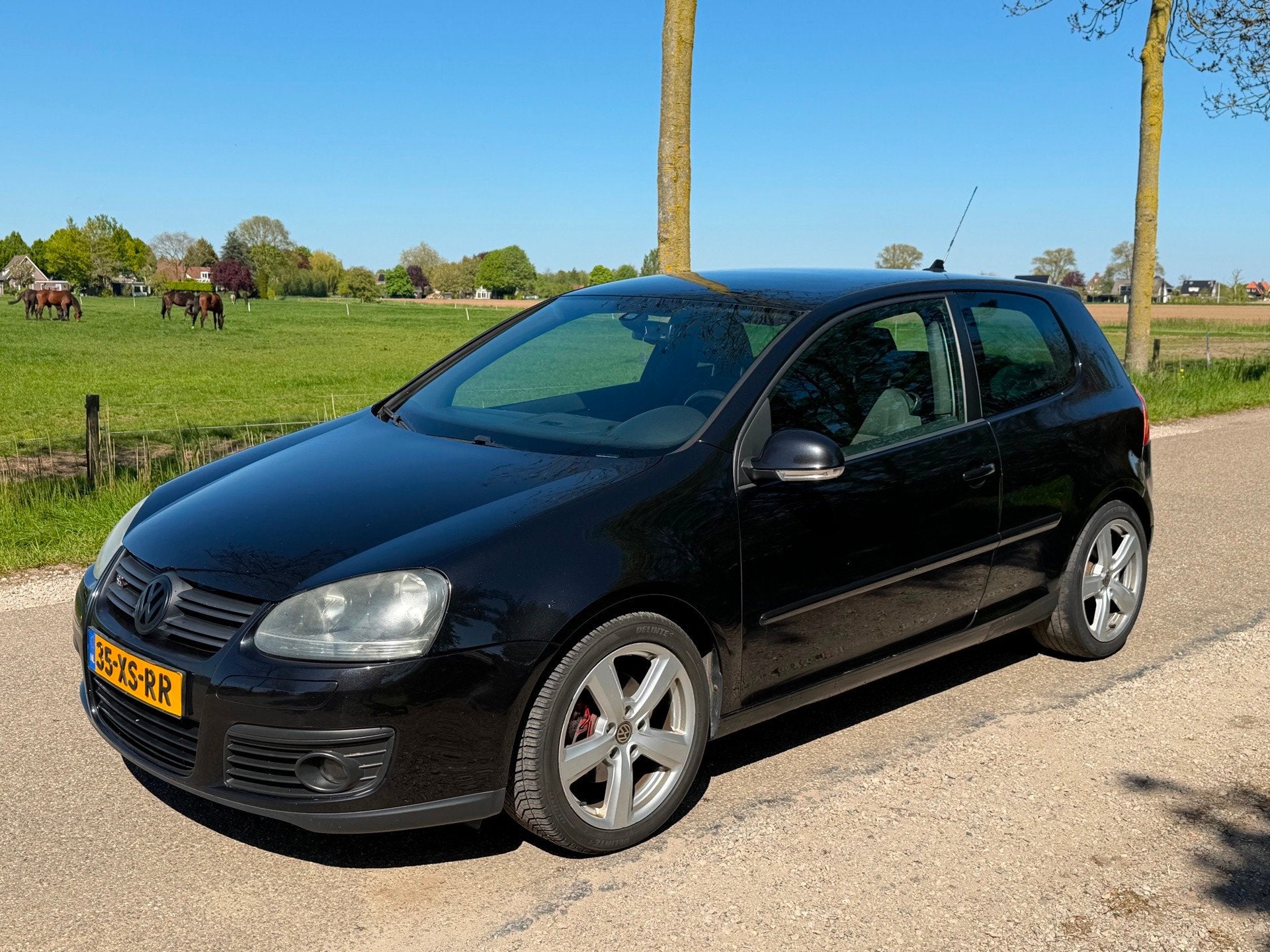 Volkswagen Golf 1.4 TSI GT Sport Business APK 10-2026 Airco, Auto's, Voorwielaandrijving, Stof, Gebruikt, Zwart