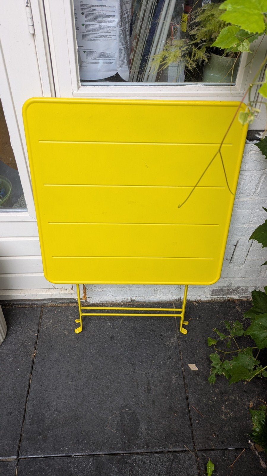 IKEA SUNDSÖ folding outdoor table, Ophalen, Gebruikt, Vierkant, Metaal