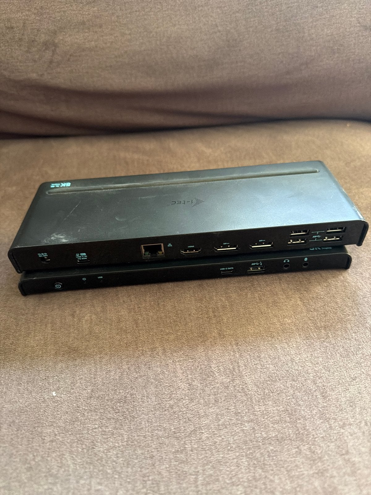 2x I-TEC Triple 4K Docking Station - geen adapters, Ophalen, Gebruikt, Docking station, Laptop
