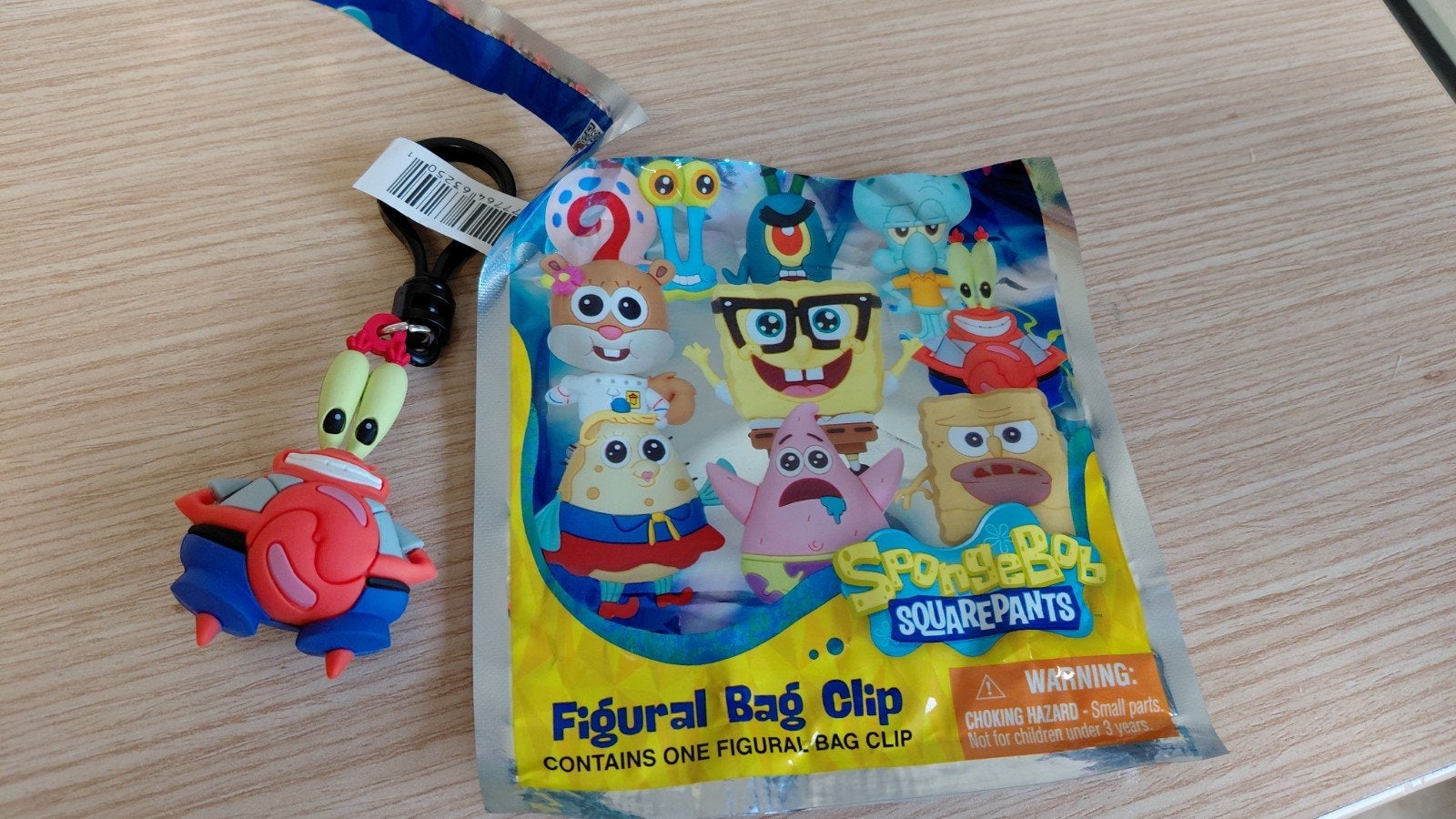 Spongebob sleutelhanger Mr Krabs, Ophalen of Verzenden, Nieuw