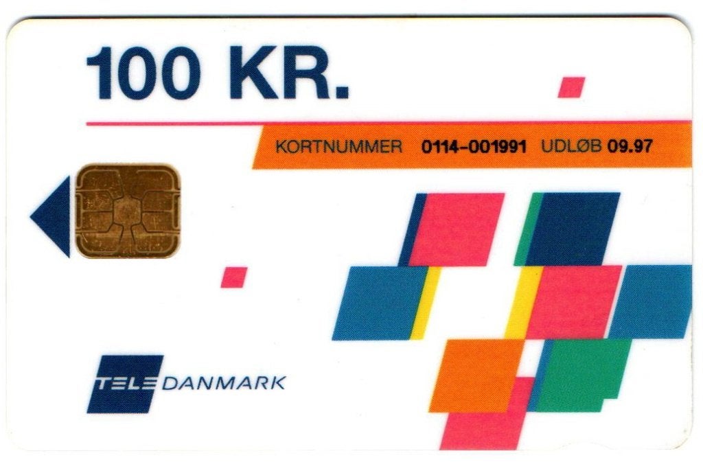 chip kaartje Danmark b, Verzamelen, Ophalen of Verzenden