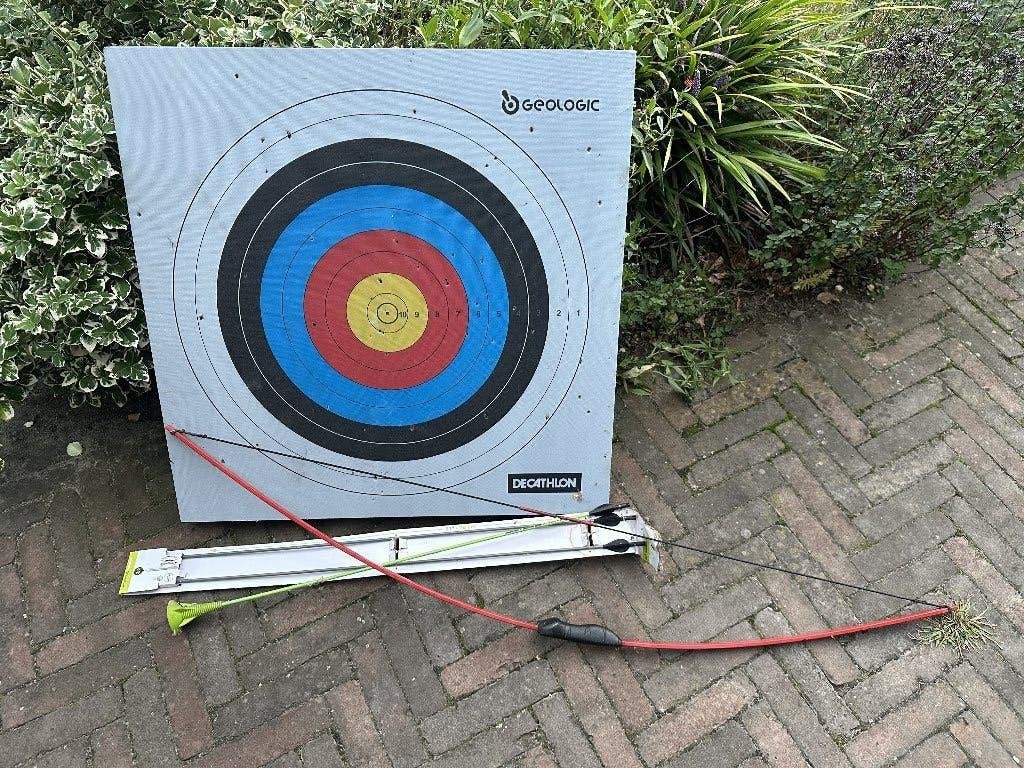 Boogschietset kinderen, Ophalen, Gebruikt