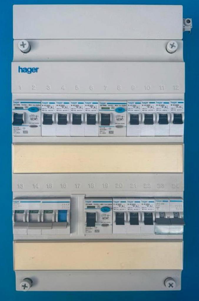 Hager groepenkat 11 groepen & fornuisgroep, Ophalen of Verzenden, Zo goed als nieuw, Overige typen