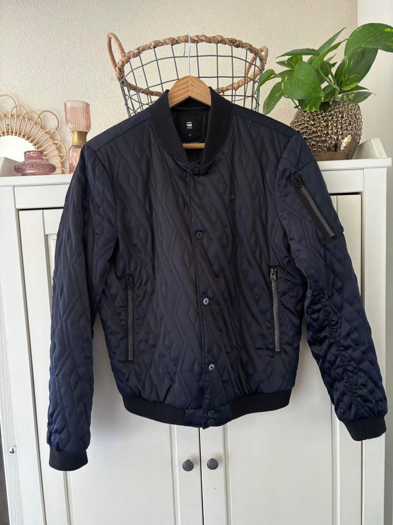 GStar bomberjasje maat M, Kleding | Dames, Ophalen of Verzenden, Zo goed als nieuw, Maat 38/40 (M), Blauw
