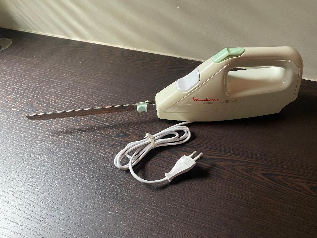 Elektrisch vleesmes, Ophalen, Overige typen, Zo goed als nieuw, Wit