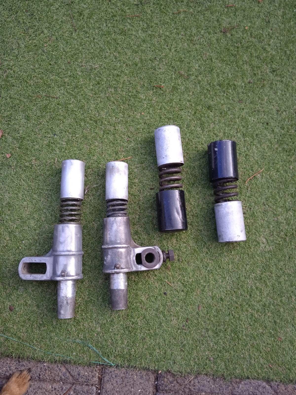 DKW 250 Achter Schokbrekers - Origineel, Motoren, Ophalen of Verzenden
