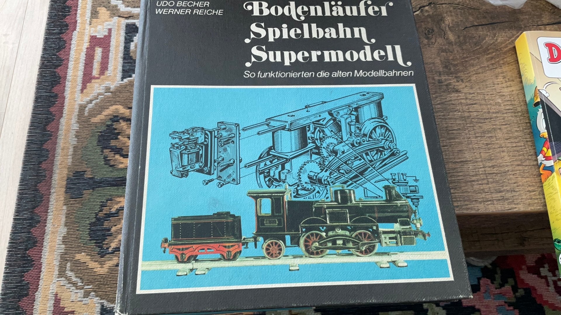 Antiek boek over treinen, Verzamelen, Spoorwegen en Tramwegen, Ophalen of Verzenden, Zo goed als nieuw, Trein, Boek of Tijdschrift