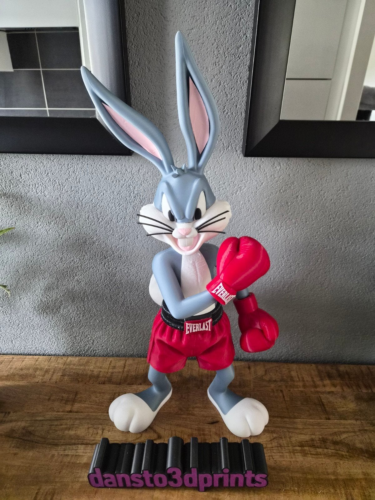 Bugs Bunny Bokser 3D Geprint Beeld - 68 cm Hoog, Ophalen of Verzenden, Nieuw