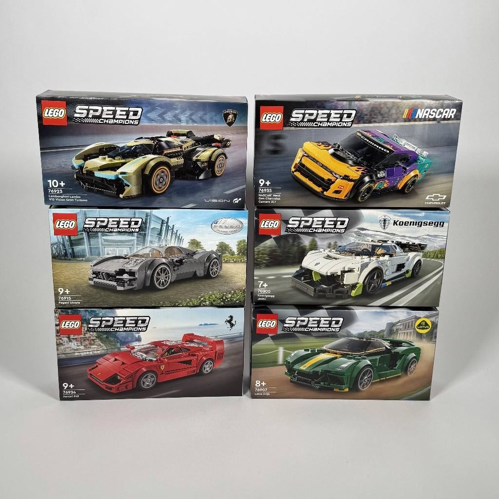 Heel veel LEGO Speed Champions + bundelkorting NIEUW, Lego, Nieuw, Complete set, Ongeopend/sealed
