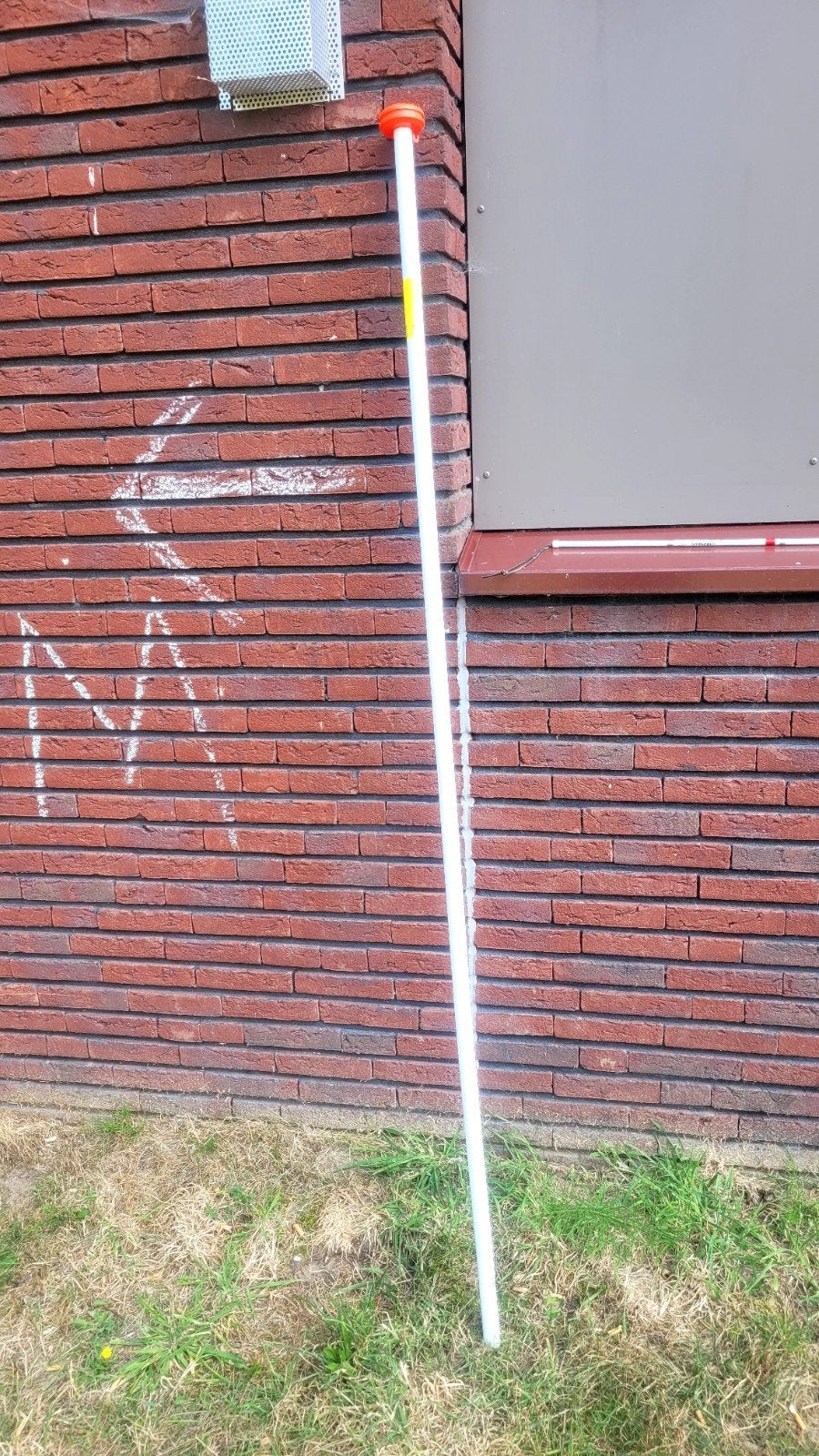 vlaggenstok 2m, Ophalen