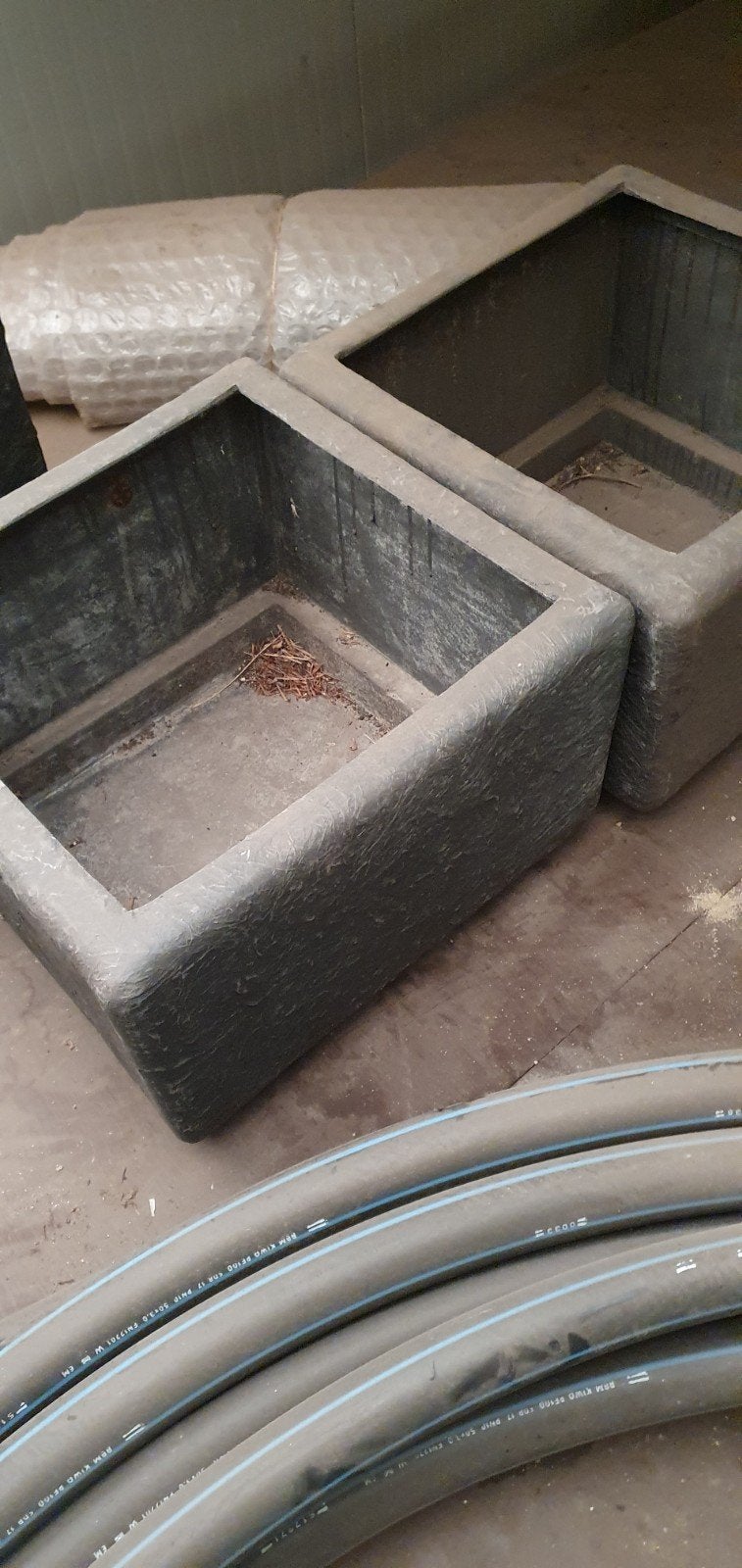 de Boer plantenbakken zeer gedegen kwaliteit antraciet 50c50, Ophalen, Kunststof, Minder dan 60 cm, Vierkant