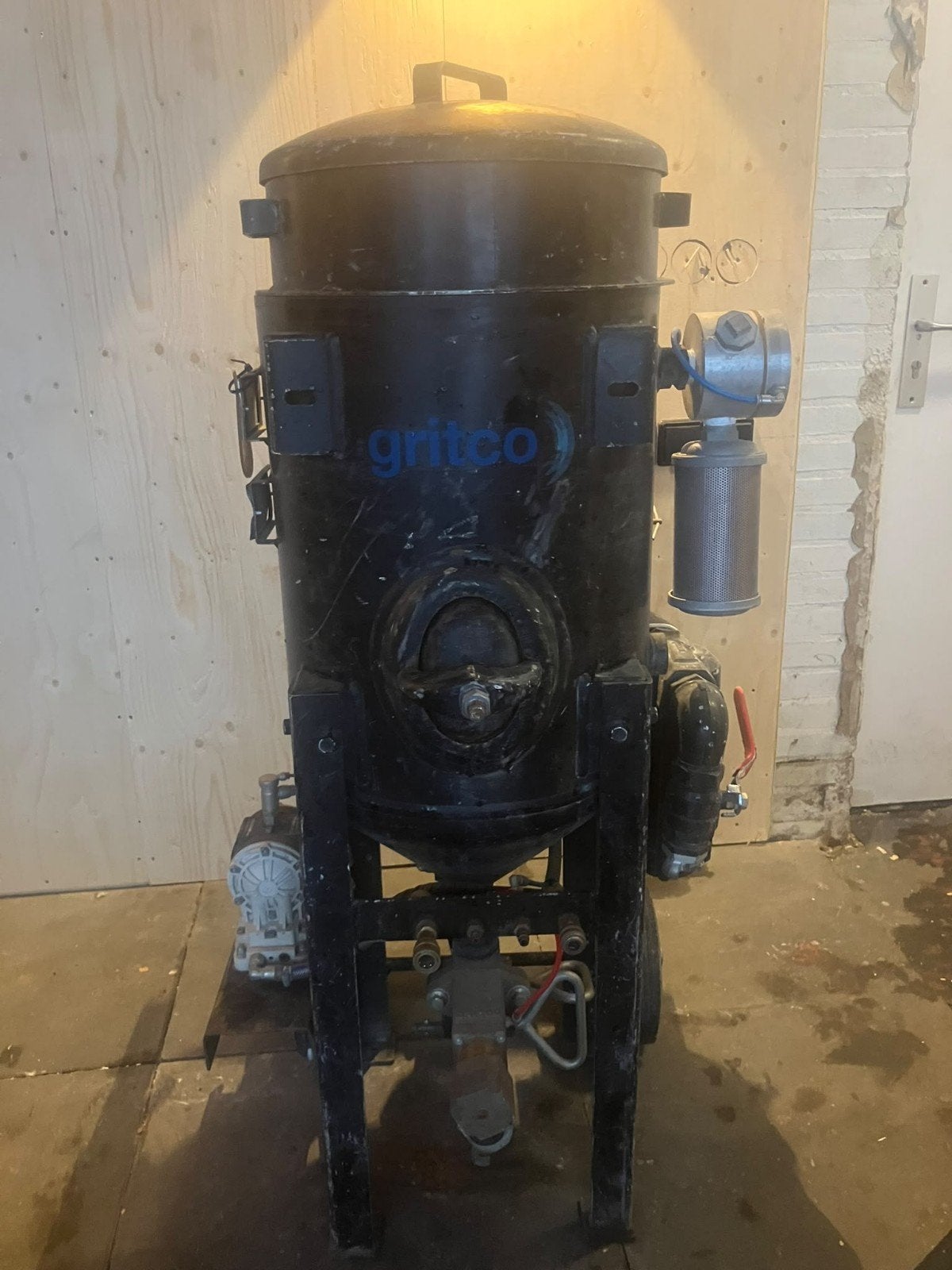 Gritco BM-60-EXC/RF3S Zandstraalketel, Ophalen, 1200 watt of meer, 70 mm of meer